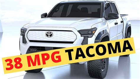 38 MPG for the Toyota Tacoma Hybrid Sounds Wild - YouTube