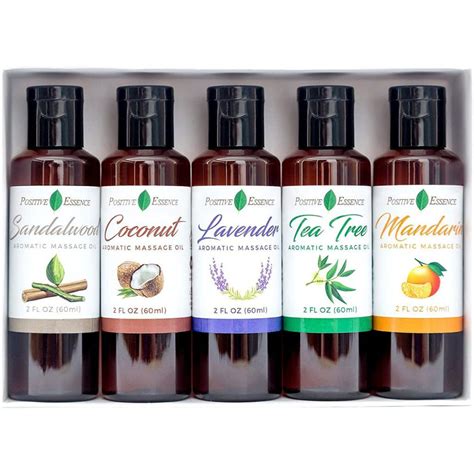 Relaxing Massage Oil Set | Positive Essence