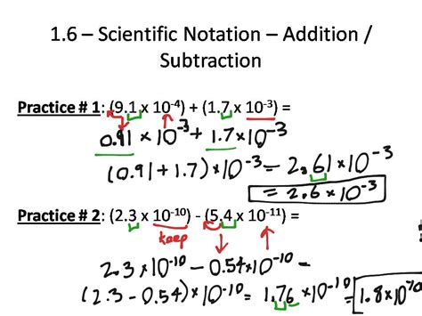 worksheet. Operations With Scientific Notation. Grass Fedjp Worksheet Study Site