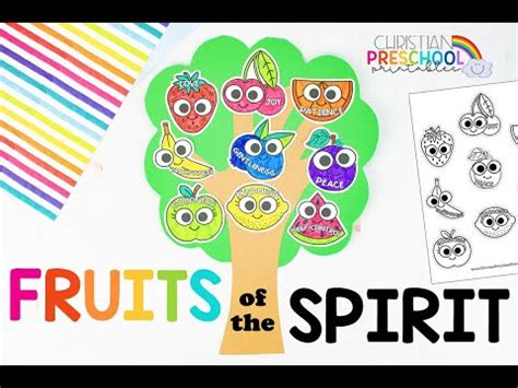 Fruit of the spirit bible craft – Artofit