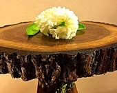 Items similar to Rustic Wood Cake Stand, Wooden Wedding Cake Stand, Wedding Cake Wood Slab, Tree ...