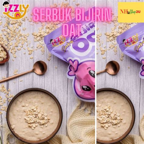 Serbuk Bijirin Oat Izzly / Serbuk Bijirin Oat Segera / Serbuk Bijirin ...