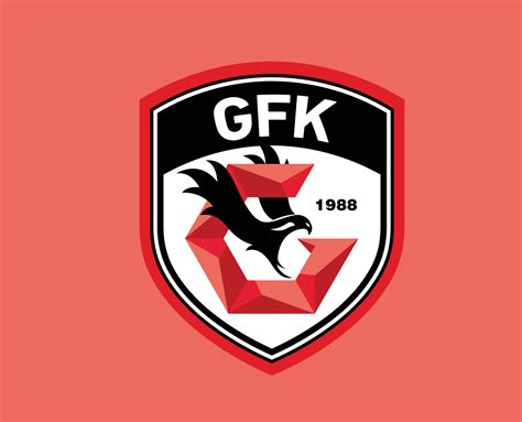 Gaziantep FK Club Symbol Logo Turkey League Football Abstract Design ...