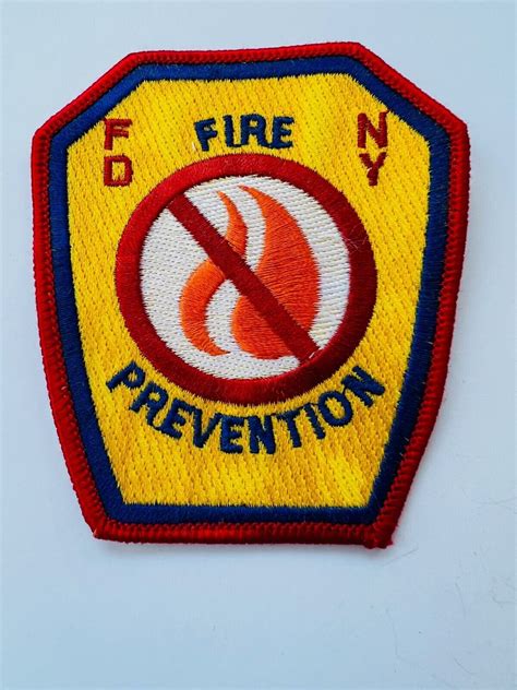 FDNY Fire Department Fire Prevention Patch | #4642649933