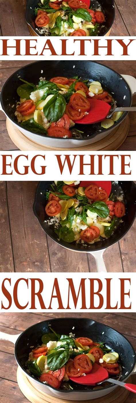 Healthy Egg White Scramble - Healthy Recipes for Breakfast