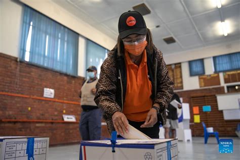 South African political parties wrapping up election campaigns ahead of voting day - Xinhua