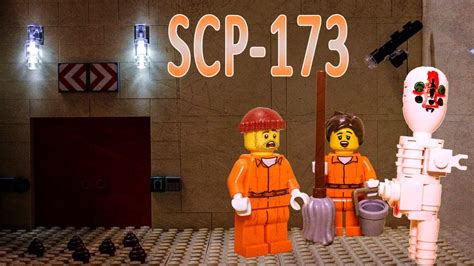 LEGO SCP 173: Sculpture horror stop motion - YouTube