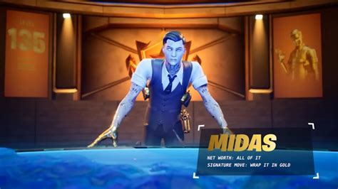 Fortnite Chapter 2 Season 2 Tier 100 Skin: What the Midas Skin Looks Like