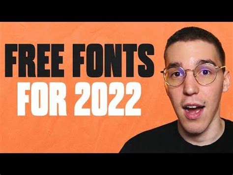 FREE FONTS Every Graphic Designer Needs (2022) | Free font, Best free fonts, Graphic design