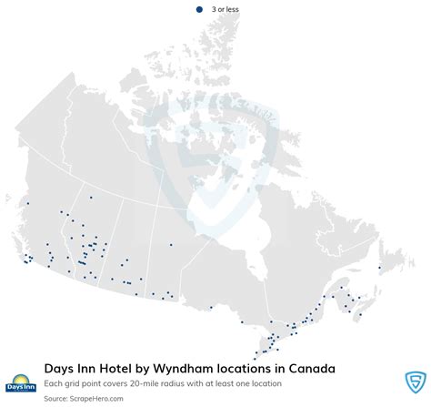 Number of Days Inn Hotel by Wyndham locations in Canada in 2024 | ScrapeHero