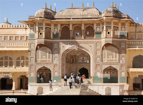 Inside the Amber Fort at Jaipur, India Stock Photo - Alamy