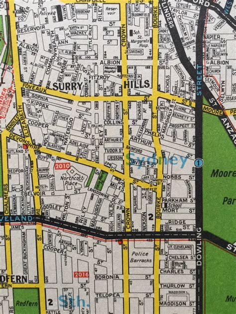 1971 Street directory map page Haymarket Ultimo | Etsy