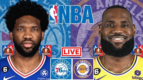 Philadelphia 76ers vs Los Angeles Lakers | NBA Live Scoreboard 2023 ...