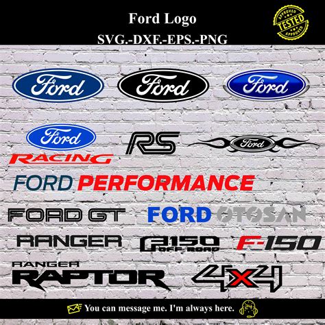 Ford Logo SVG Vector Digital product - instant download - Inspire Uplift