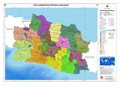 Administrasi Provinsi Jawa Barat | Peta Tematik Indonesia