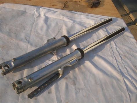 Buy 1972 Honda SL350 K2 Left and Right front fork assembly incl bracket ...