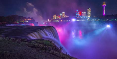 Niagara Falls Illumination | Clifton Hill Niagara Falls, Canada