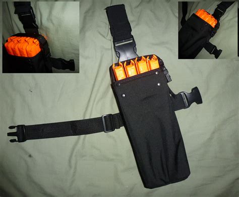 NERF Drop Leg Clip Holster / Mag Pouch by MarcWF on DeviantArt