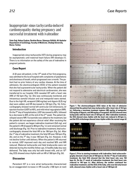 (PDF) Inappropriate sinus tachycardia-induced cardiomyopathy during ...