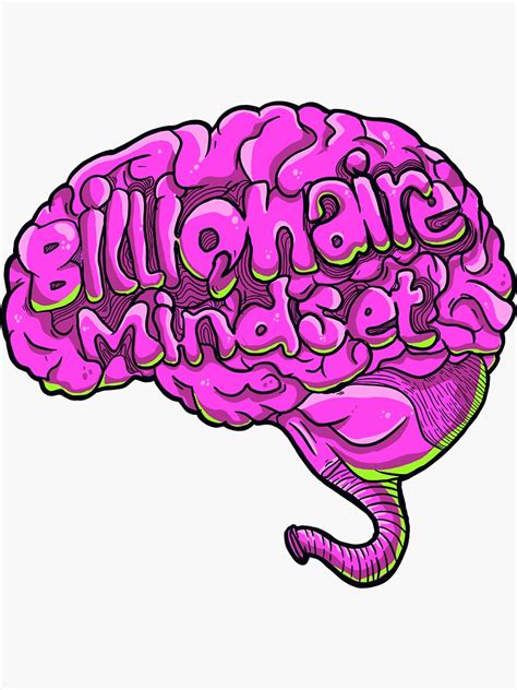 "Billionaire Mindset" Sticker for Sale by irhasalfahad | Redbubble