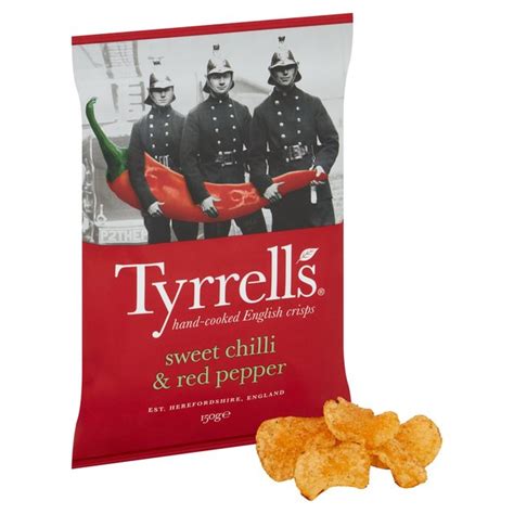 Tyrrells Sweet Chilli & Red Pepper Sharing Crisps | Ocado