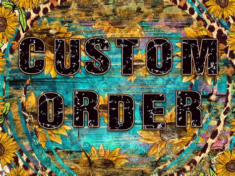 Custom Order Custom Order Design Png Digital - Etsy