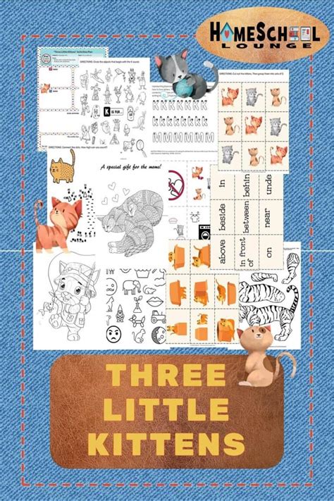 The Three Little Kittens Activities for Kindergarteners & Preschoolers – Homeschool Lounge