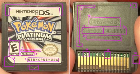 Pokemon Soul Silver Fake Cartridge