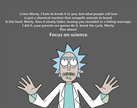 Brilliant What Is Love Rick And Morty Vinegar Baking Soda Word Equation