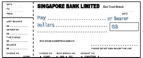 Cheque Counterfoil Sample | HQ Template Documents