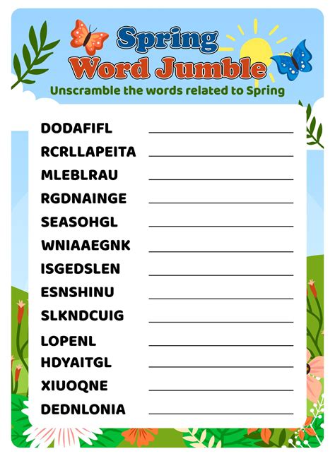 10 Best Printable Jumble Word Puzzles Coping - printablee.com