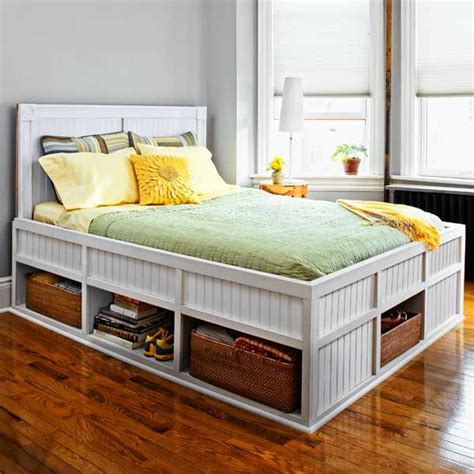 27 Ways to Build Your Own Bedroom Furniture | Diy storage bed, Bed frame with storage, Platform ...