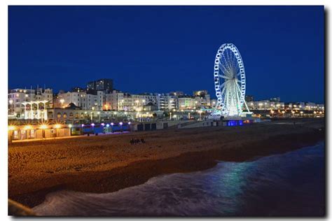 Brighton at Night from the Pier | 10th November 2013 | Luke Andrew Scowen | Flickr