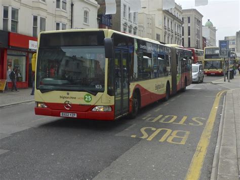 Bendy bus in Brighton | An ex London Bendy Bus near the cloc… | Flickr