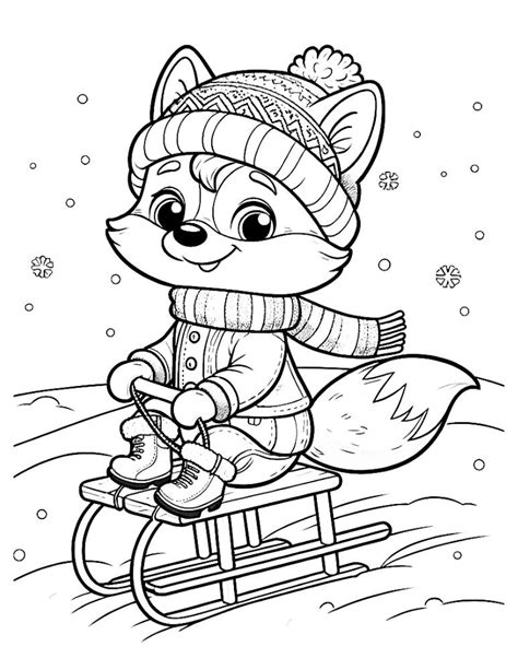 Free Winter Coloring Pages For Kids