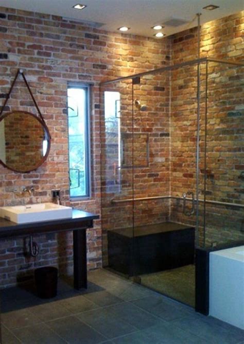 10 Of The Most Amazing Brick Shower Designs - Housely