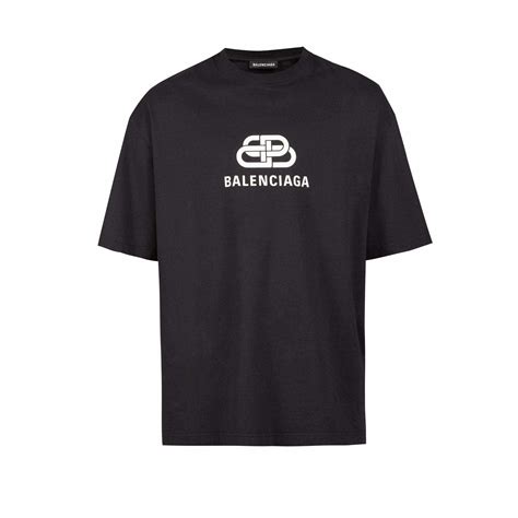 Balenciaga BB Logo T-shirt in Black – ROOYAS