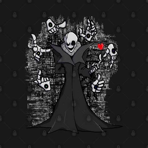 Undertale W.D Gaster mystery man fnf scientist art - Gaster - T-Shirt ...