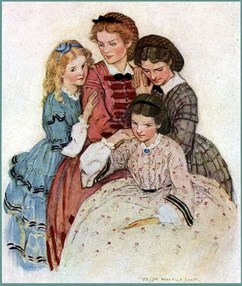 Vintage Little Women Illustration--Jessie W. Smith | Little women ...