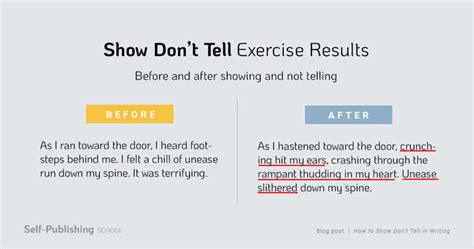 Show Don't Tell: Finally Getting it Right + Examples