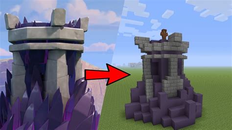 How to Build a Clash of Clans Wizard Tower in Minecraft PS4, Xbox One ...