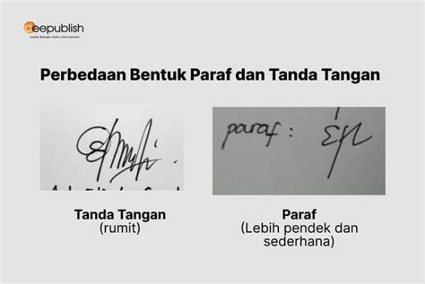 Perbedaan Paraf dan Tanda Tangan, Sering Salah Paham!