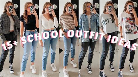 Outfit Ideas For School! Easy Cute Back To School Outfits! | vlr.eng.br