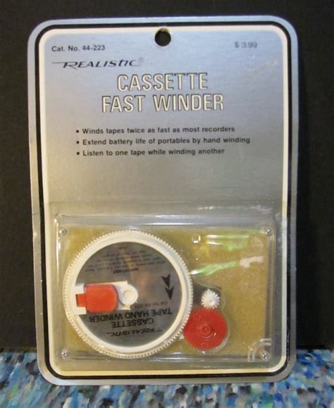 Realistic Manual Audio Cassette Rewinder NIB ca. 1980s