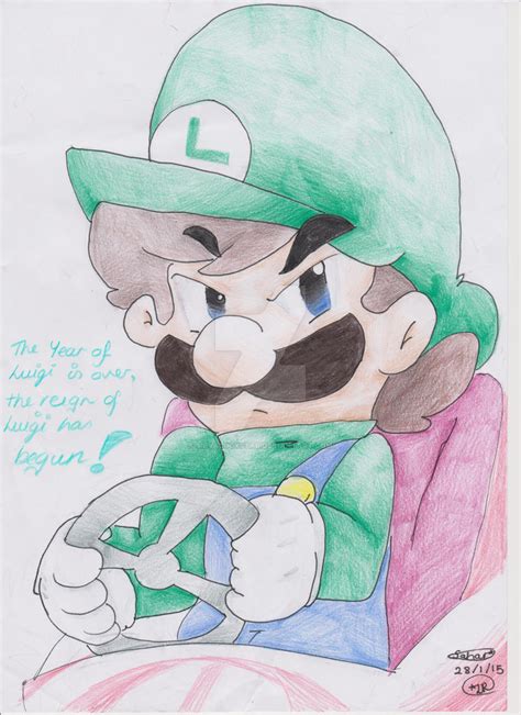 Luigi's Death Stare by SilvaLucyStar on DeviantArt