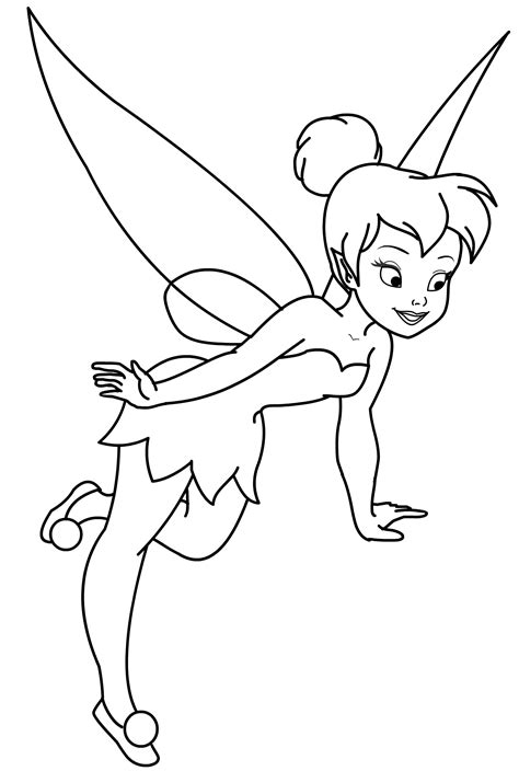 Tinkerbell Printable Coloring Pages