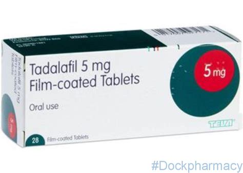 Buy Tadalafil 5mg Online - Dock Pharmacy