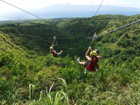 Zip lining in Maui | Kauai, Bungalows, Beach club