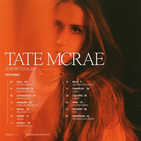 Tate McRae Tour Dates, Concert Tickets, & Live Streams