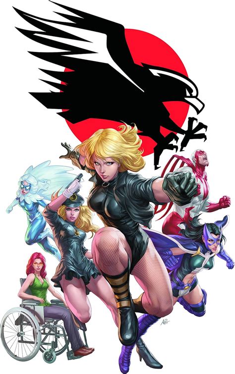 Dc comics comics superheroes black canary huntress birds of, black ...